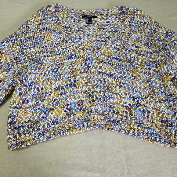 Forever 21 woman's v neck sweater size L - Picture 4 of 11